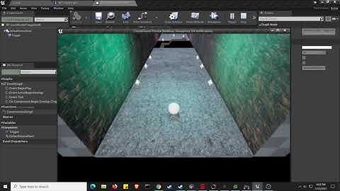 Crystal Cavern Unreal Engine - Creating Custom Box Trigger Volumes While Rolling A Player Ball