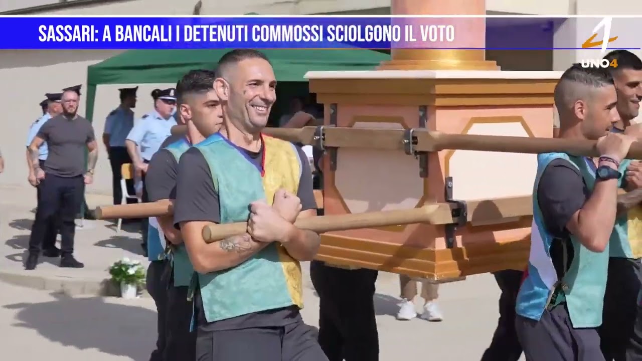 Sassari: a Bancali i detenuti commossi sciolgono il voto
