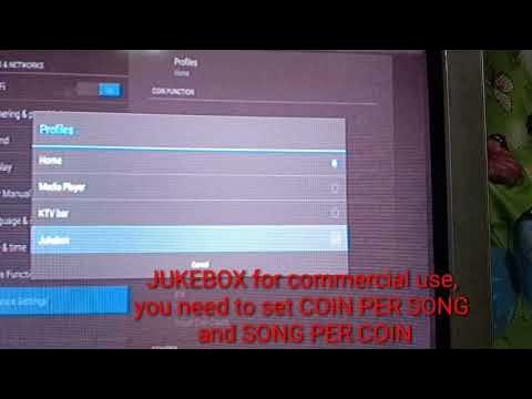 Megavision: HOME and JUKEBOX settings using megavision remote control