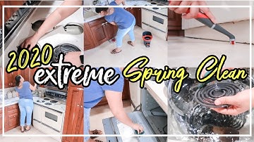 SPRING CLEAN WITH ME 2020 | MESSY KITCHEN DEEP CLEANING | SPRING CLEANING ROUTINE