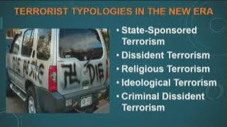 CJA446: TERRORISM & EXTREMISM Session 15