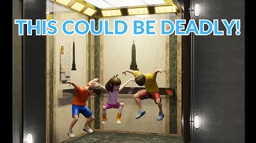 🚨 Never Jump in an Elevator! Here’s Why! 🚨