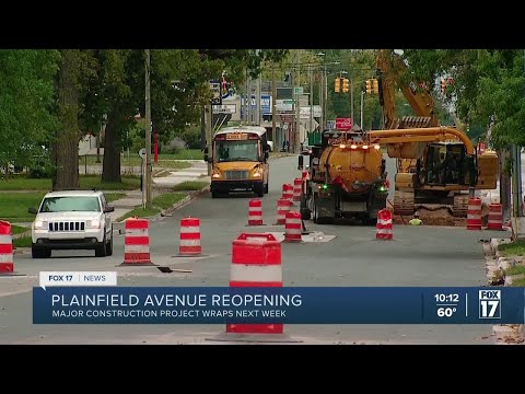 Plainfield Avenue reopening