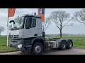 Mercedes actros 2645 ls 6x4 hydro front axle drive