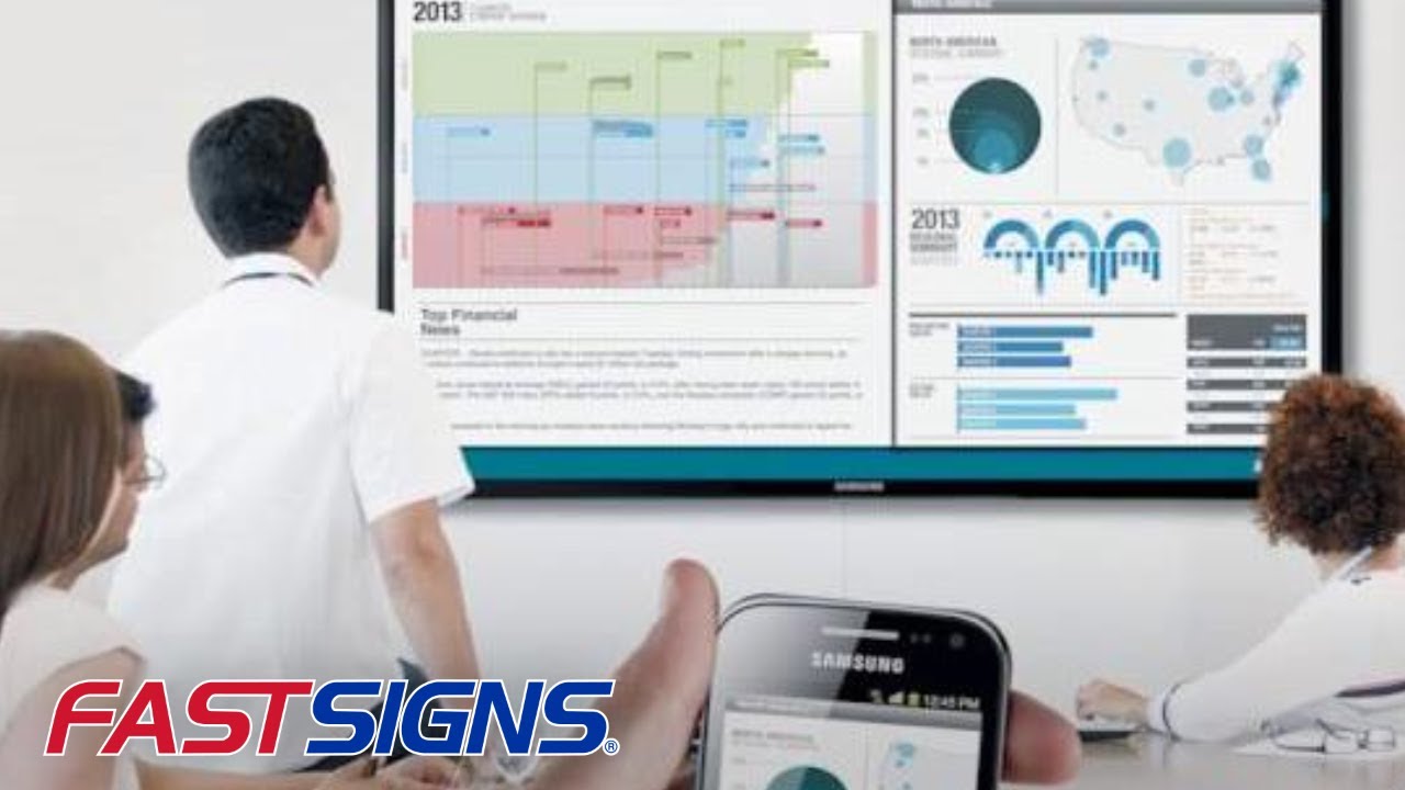 Get Attention with Digital Signage Displays and Content | FASTSIGNS®