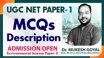 UGC NTA NET Paper - 1 MCQs IIBy Dr Mukesh Goyal