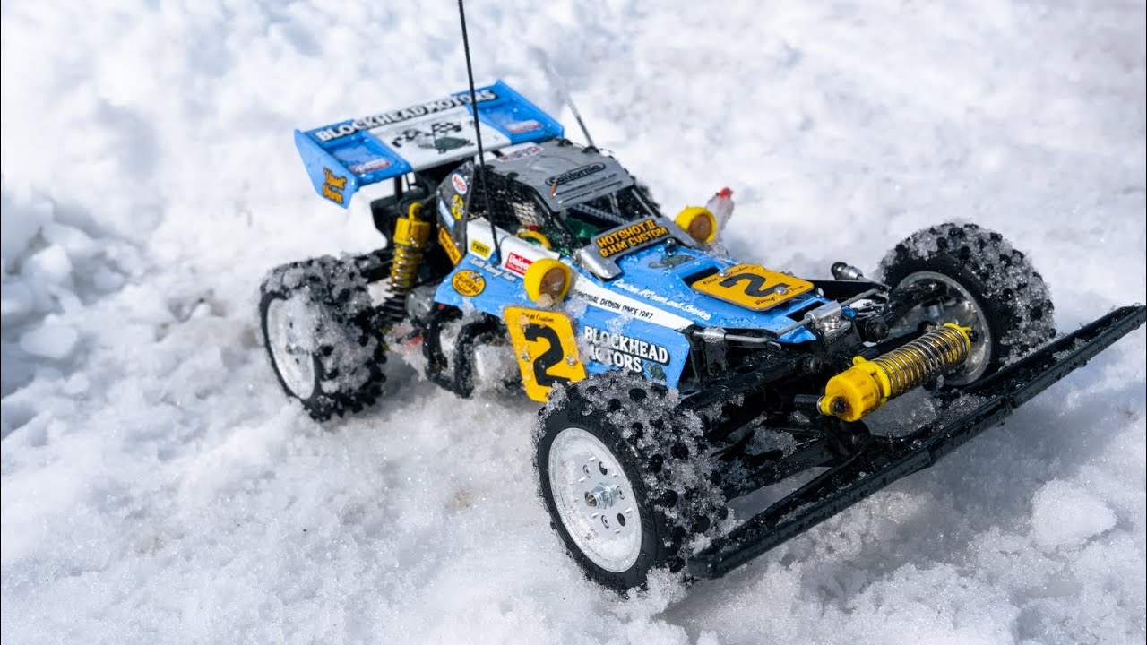 #タミヤ #ブロックヘッドモータース #ホットショット2　豪雪の只見で雪遊び☃️