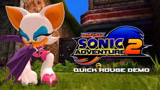 Modern SA2 Rouge Gameplay Preview (w/ @CashlinSnow)! @TheeMentorDex