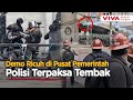 Detik-detik Polisi Tembakan Peluru Karet ke ke Arah Pengunjuk Rasa