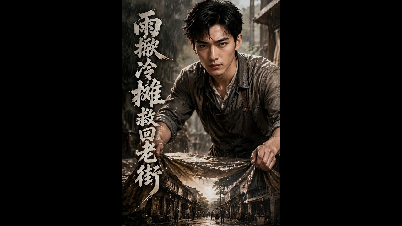 【一口气看完】《雨掀冷摊救回老街》#短剧 #AI短剧 #逆袭 #drama #爽剧 #鲨鱼先生