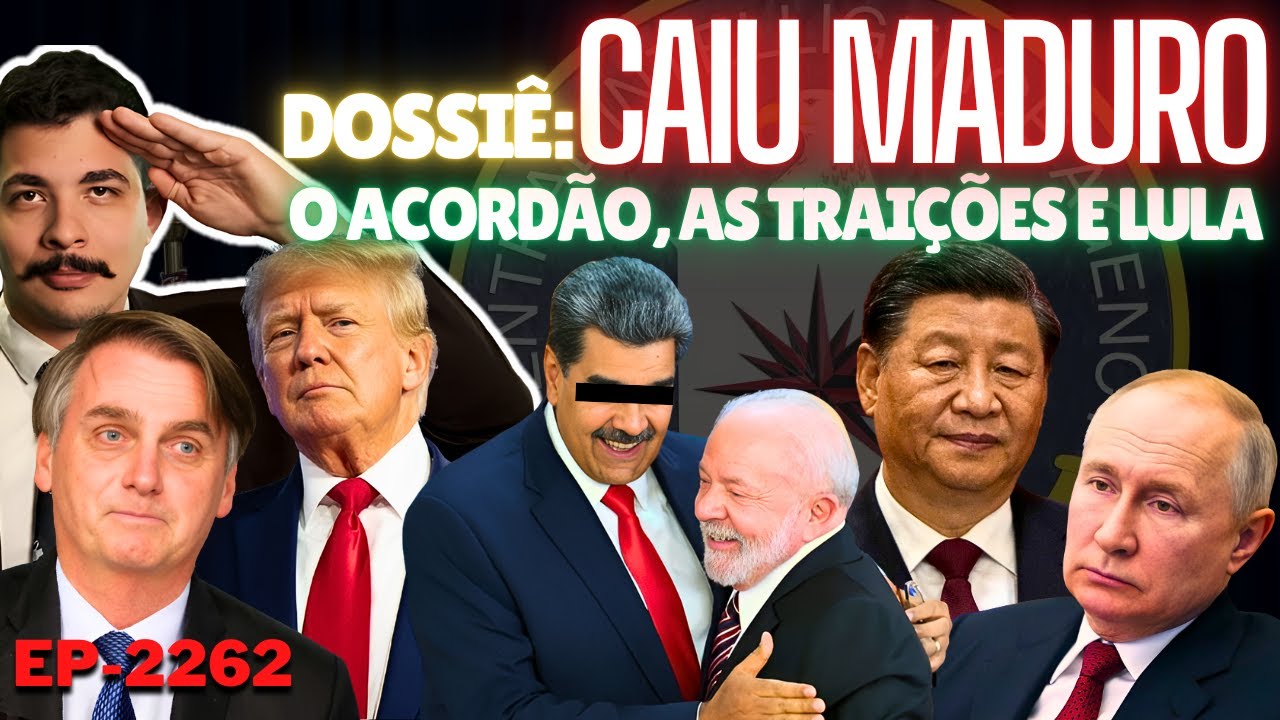Dossiê: CAIU MADURO - Os Indicíos do ACORDÃO, As TRAIÇÕES e o PAPEL de LULA + Brasil SERÁ o Próximo.