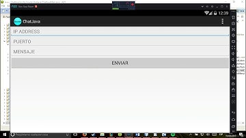 Como crear un Chat con Android y Java (Netbeans) utilizando Sockets