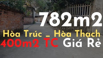 782m2 nhiều đất ở Hòa Trúc, Hòa Thạch, Quốc Oai | Đất Nền Hòa Lạc