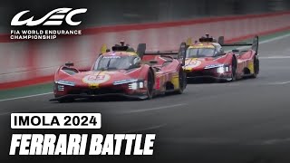 Ferrari Battle For P1 🔥  I 2024 6 Hours of Imola I FIA WEC