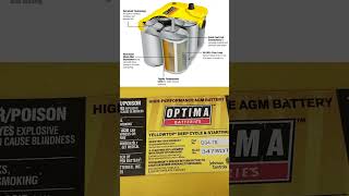 Diferencia entre las baterias OPTIMA roja y amarilla
