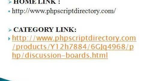 Discussion Boards Script, PHP Forum Script