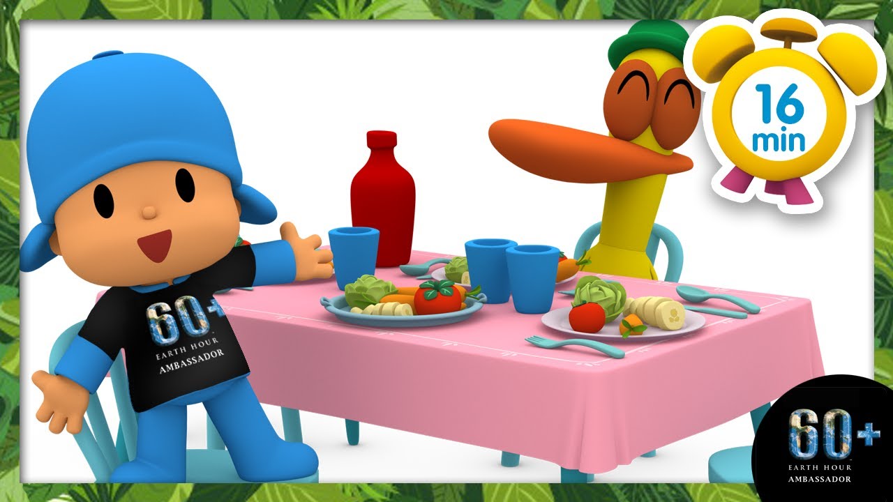 🌍🎶 POCOYO EARTH HOUR 🌍🎶 [ 16 minutes ] | Nursery Rhymes & Baby Songs - Pocoyo