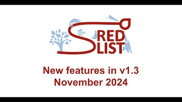 sRedList - New features in v1.3
