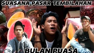 ATMOSPHERE OF TEMBILAHAN CITY MARKET DURING THE FASTING MONTH