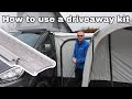How to connect your driveaway awning to your campervan with a driveaway kit!