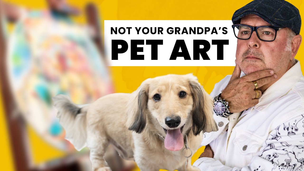 The Most Fun You’ll Have Watching a Dog Get Painted