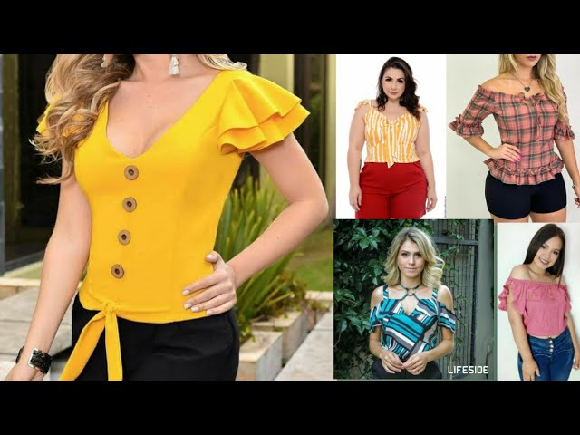 💐BLUSAS ELEGANTES SOFÍSTICADAS Y bonitas de moda para mulheres 