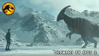 Jurassic World: Dominion Winter Olympics TV Spot #2 | Parasaurolophus!
