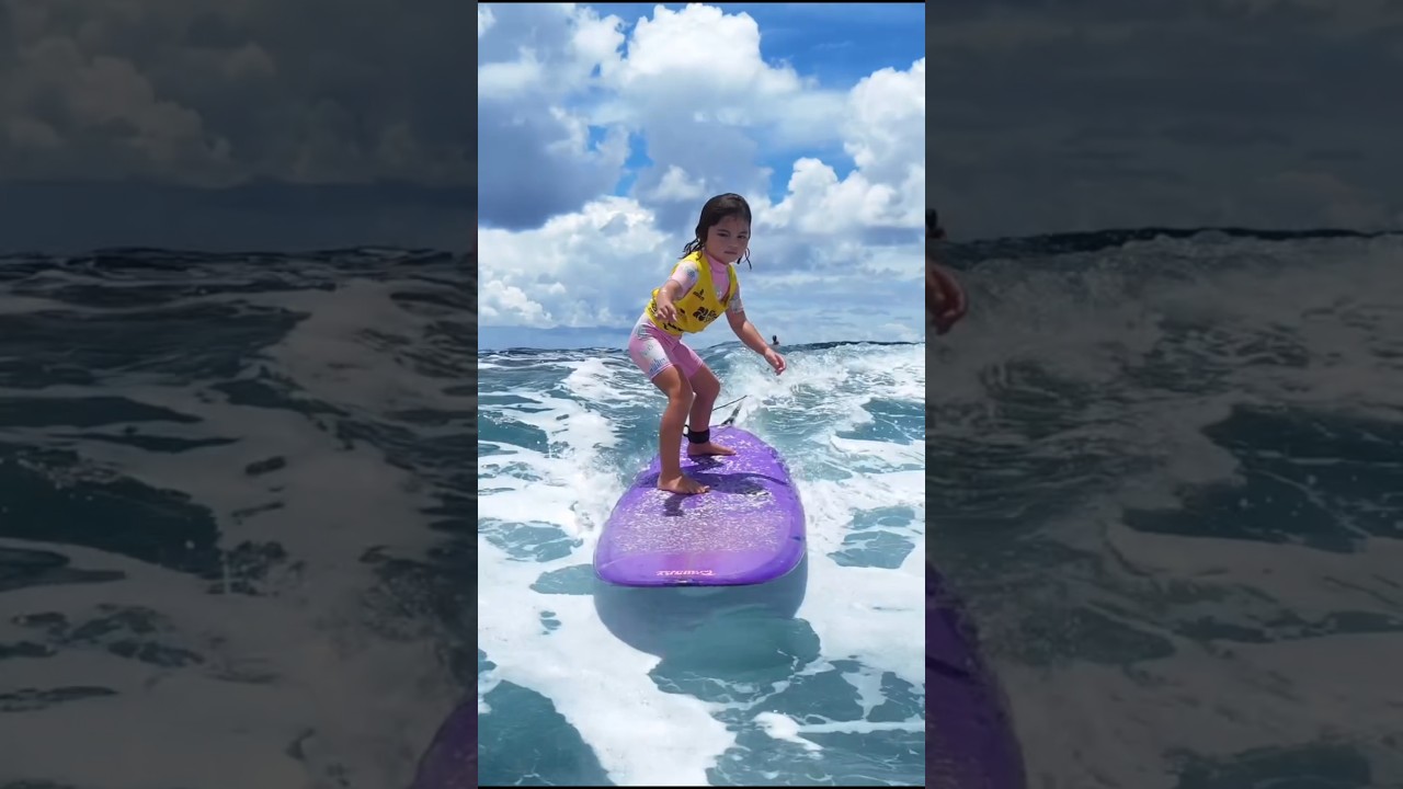 Lilo Eigenmann Alipayo: Celebrity Child of Andi Eigenmann and Philmar Alipayo Conquers Siargao Waves