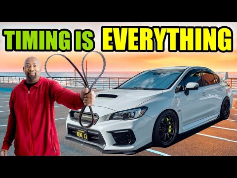 SUBARU WRX STI Timing Belt Replacement – The Real Process! - YouTube