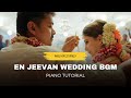 En Jeevan Wedding BGM | Theri BGM | Vijay | G V P | Piano Tutorial