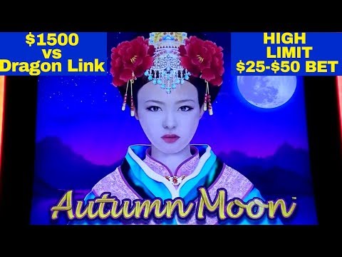 🤔🤔How Long $1500  We Can Play on High Limit DRAGON LINK  With $15-$50 Bets | Live Slot Play w/NG