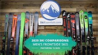 2020 Men's 72 to 86 mm Frontside Ski Comparison
