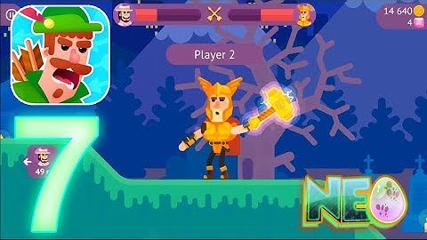 Bowmasters: Gameplay Walkthrough Part 7 - My First Easy Tournament! (iOS, Android)