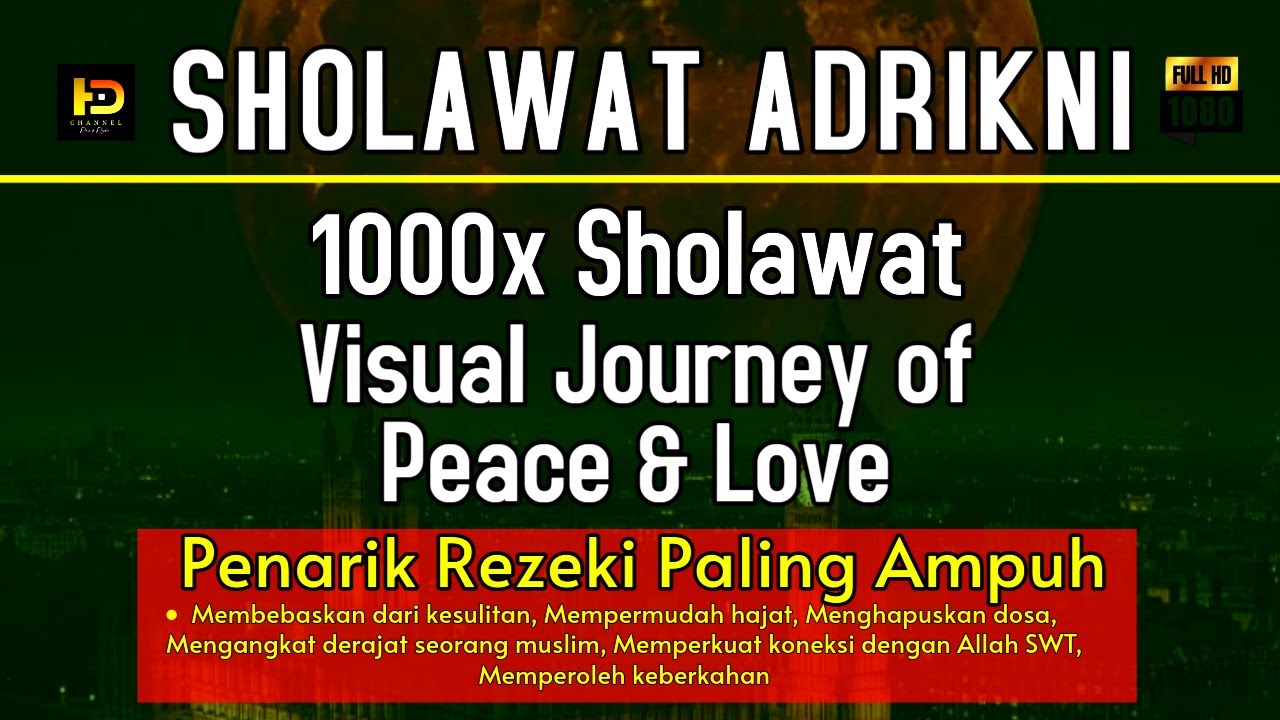 DZIKIR Shalawat Khitab-Sholawat Adrikni - Sholawat adrikni || 1000x non stop, NO MUSIK 7856858