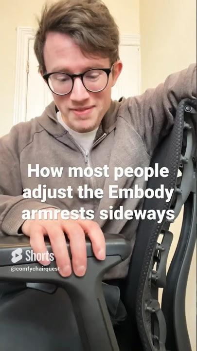 Adjust Herman Miller Embody Armrests Like a PRO - SIDE to SIDE!