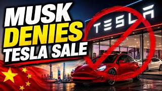 Musk Shuts Down Tesla China Sale Rumour in Hours
