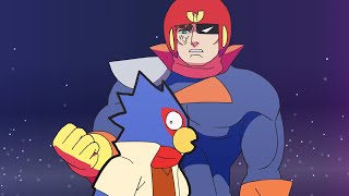 Captain Falcon is OVERPOWERED (Smash Bros Animation)
