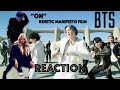 REACTING: BTS ( 방탄소년단) "ON" Kinetic Manifesto Film " M/V First Time!