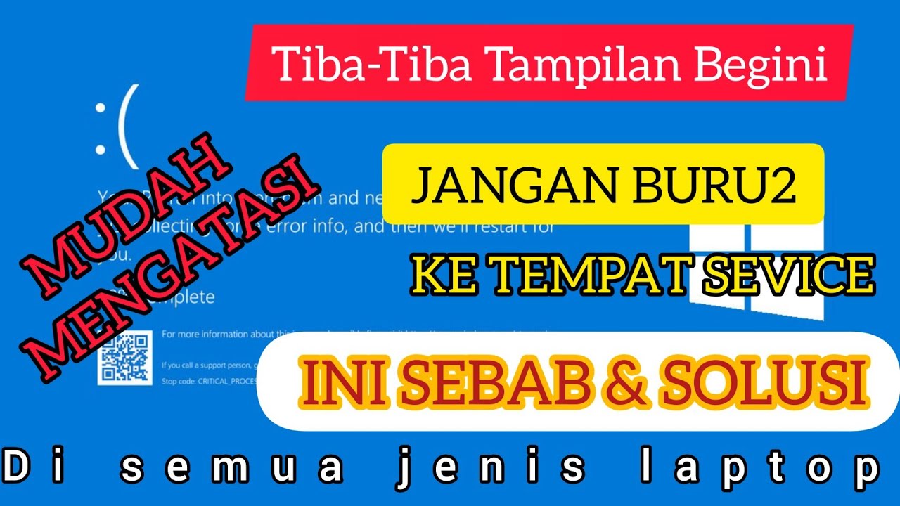 Cara Mengatasi Laptop Layar Biru
