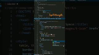 HTML &amp; CSS Table Borders Background Color Property on html Elements #html #css #shorts