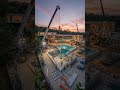 #Build #undergroundpool #skyroom #extraspace Underground Glass Pool From Scratch 😱Labor Build