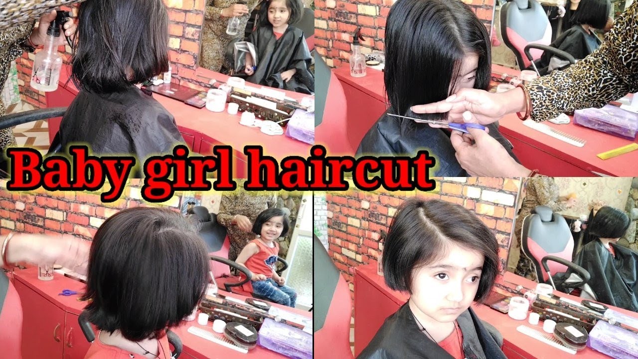 Baby girl hair cutting/Baby Girl Hair Cutting At Home/Baby Girl Hair