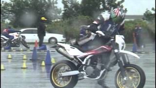 2012 9 23 Dunlop Moto Gymkhana Techi Husqvarna SMR450 heat 2