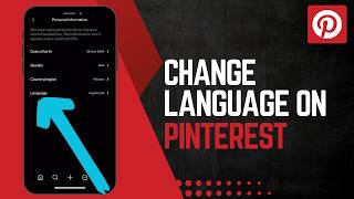 How To Change Language On Pinterest
