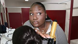 ASMR | The SCAMMER Girl 'Curls' Your Hair In The Bathroom...it's a mess