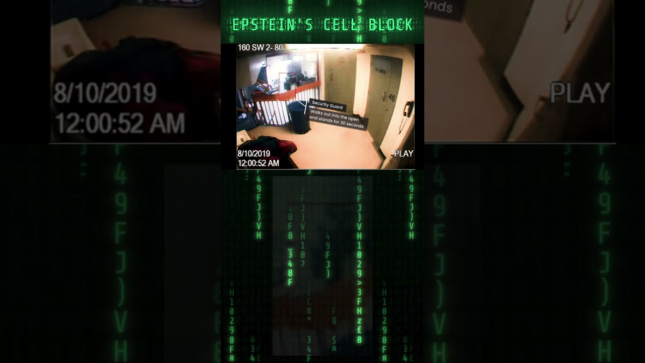 Epstein's Cell Block #shorts #epsteinfiles