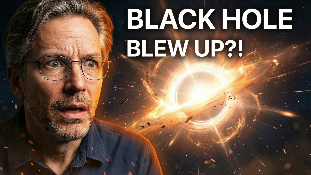 We Just Saw a Black Hole Explode — It Changes Everything - YouTube