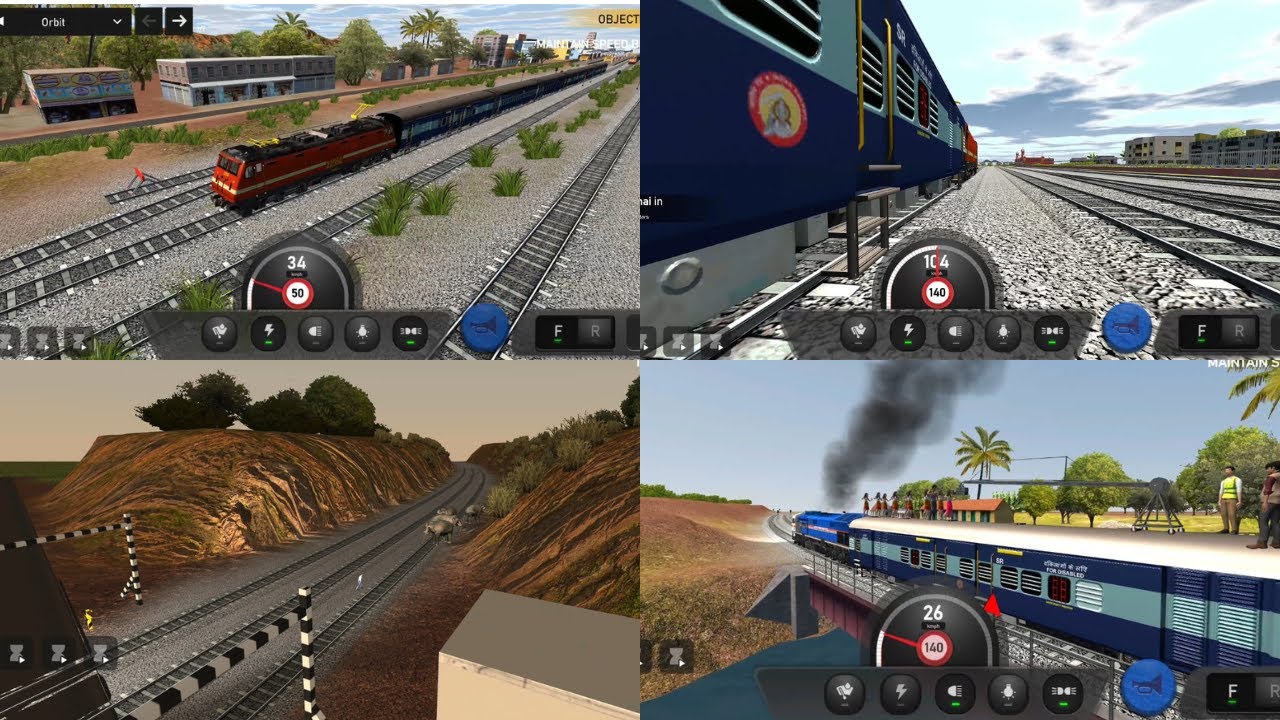 Indian Train Simulator | Season 1 | 8 Levels | Film shooting on train ...