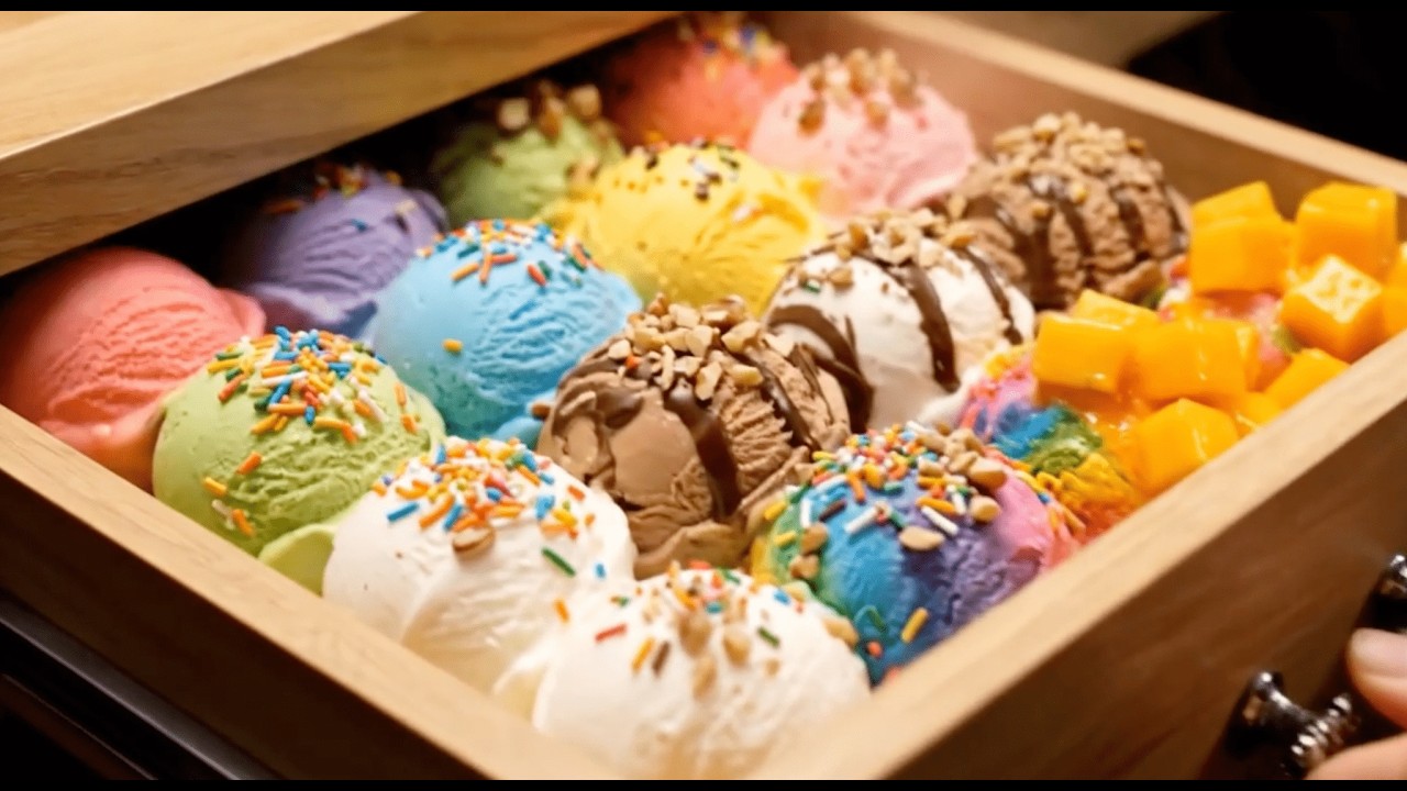 【ASMR】仕事のストレスを何を食べて発散する？🍔｜What would you eat to relieve work stress?🍨 #asmr #ai