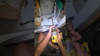 Drill Open Sentry Safe Deposit After The Top Cylinder Keeps Spinning. Safe